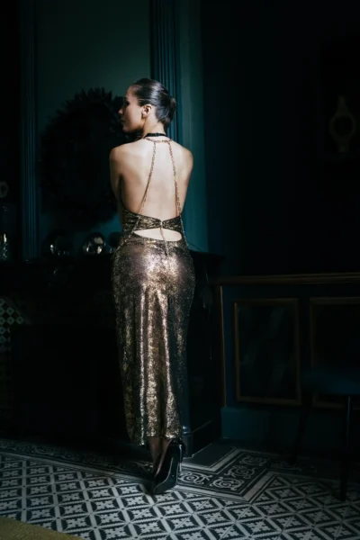 Robe Cécile Longue, Collection Isabelle Anne Arroyo Créations